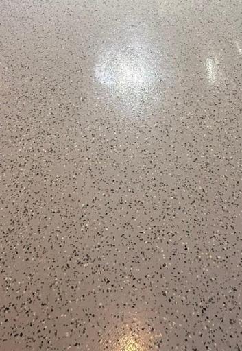 Epoxy Floor in part of Garage