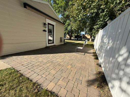 Large 12' x 22' Paver Patio with Electric Awning
