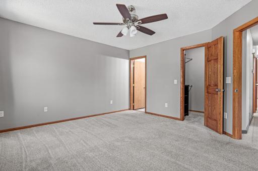 Primary Bedroom #1, walk in closet and attached bathroom