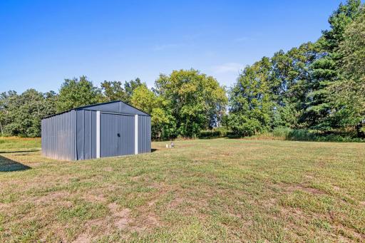 Storage Shed to keep your lawn-care items