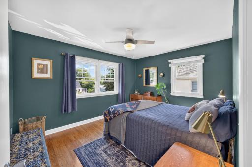 Bedroom #1 of 3 on this level w/plenty of natural light.