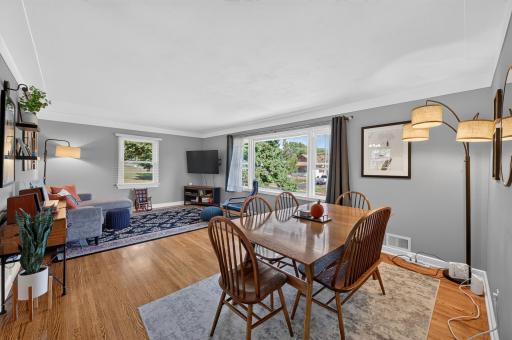 Beautiful sun filled rooms throughout all with large updated windows.