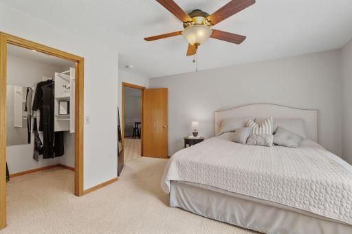 Lower level 4th bedroom with lots of bright sunlight
