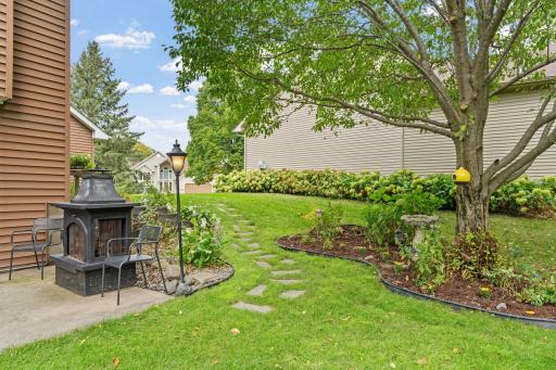 Enjoy the beautiful path that brings you through the gardens where many perennials will be waiting for you