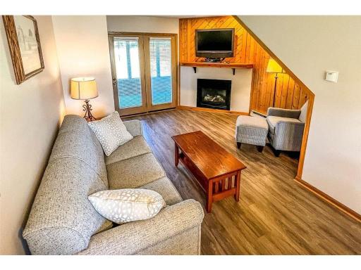 Sleep sofa, gas fireplace, smart tv. What more do you need?