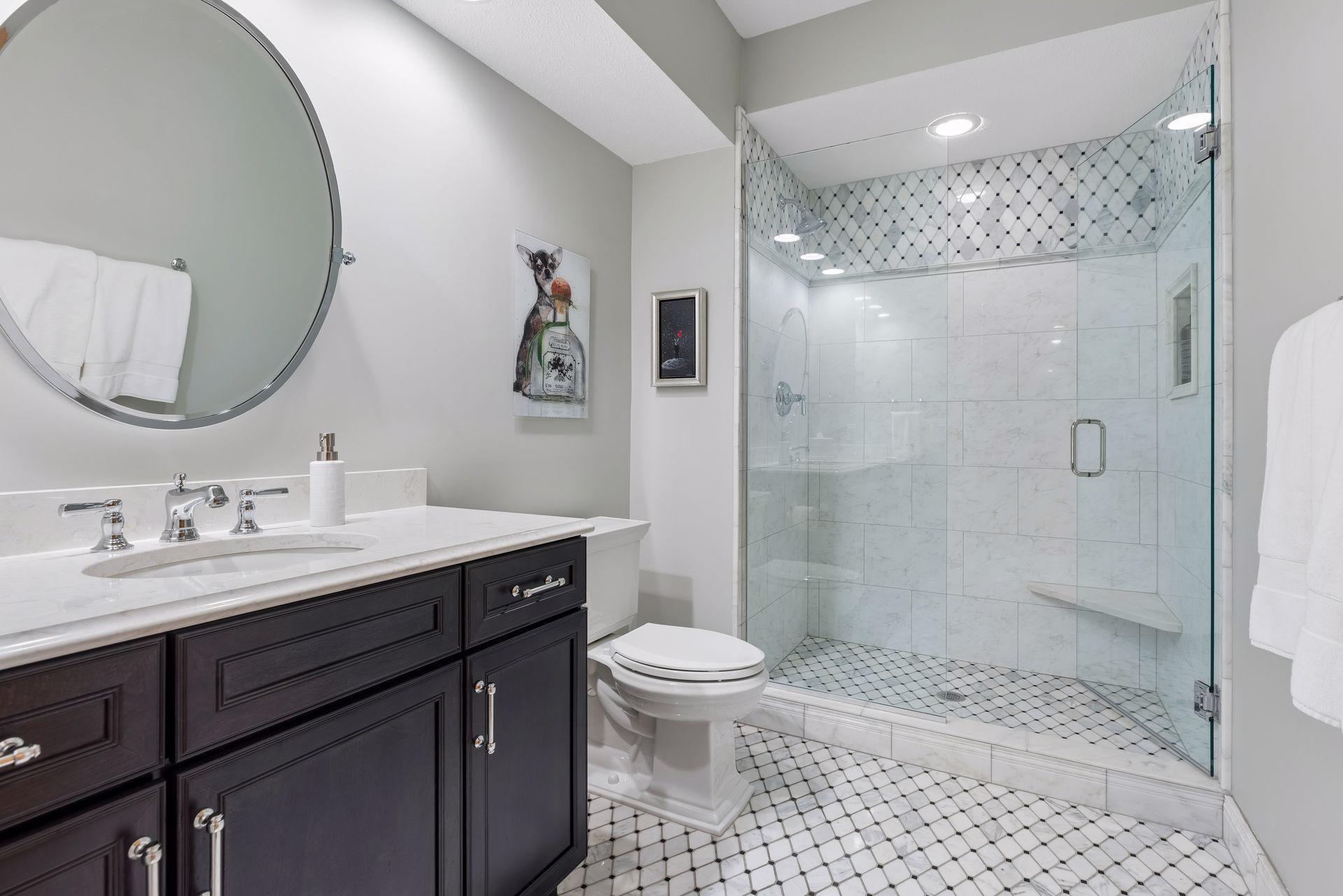 New tiled Bathroom