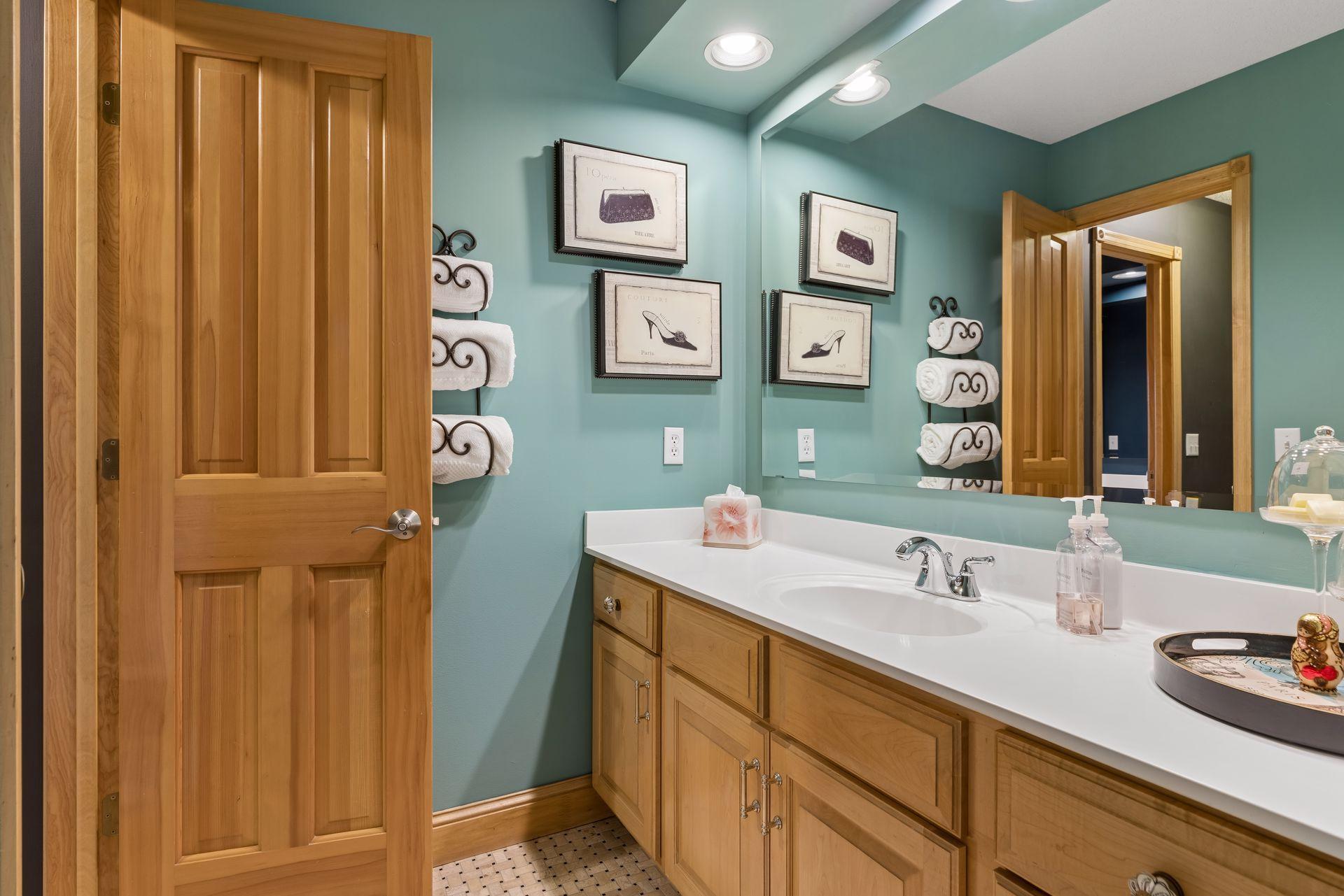 Each room has own vanity and access to bathroom