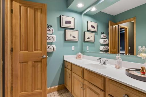 Each room has own vanity and access to bathroom