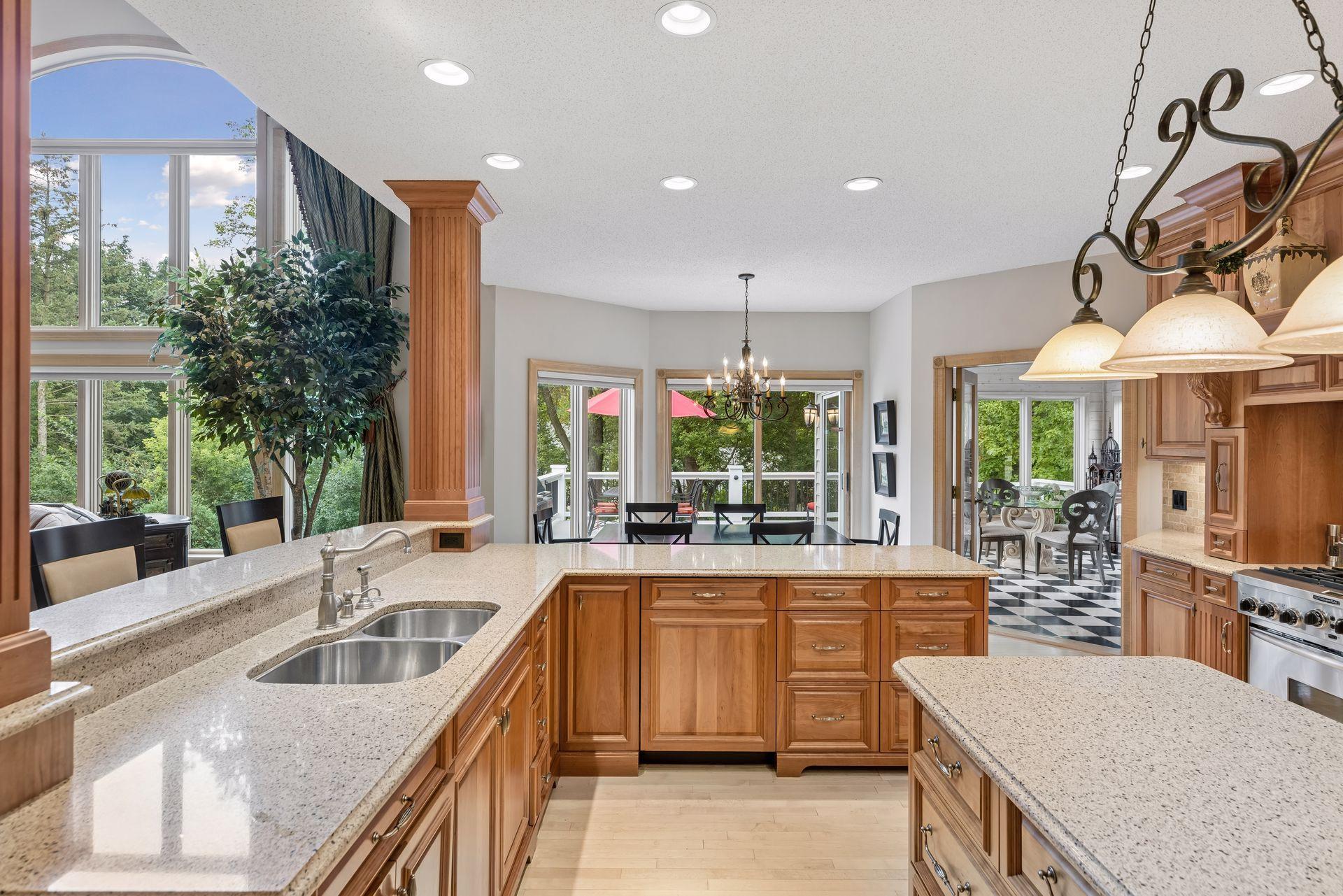 Large counter space