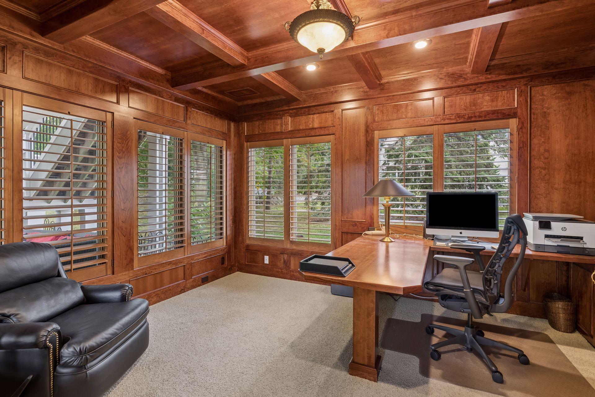 Office with lots of light