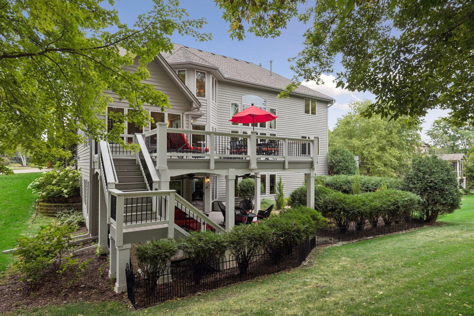 half acre private lot