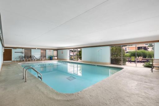 Enjoy year-round recreation in the buildingâs indoor swimming pool, complete with a spacious pool deck and abundant natural light.