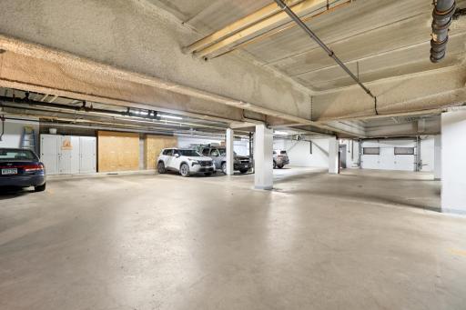 Each unit comes with a garage door opener to the garage. Additional on-site parking is also available behind the building.