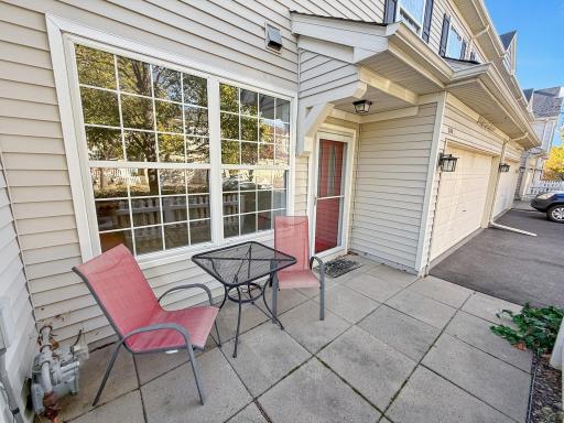West Facing Patio ready for sunsets or morning coffee