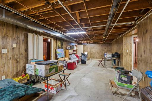 Plenty of room for future recreation space, a home gym, workshop, hobbies, storage, or additional finished living area