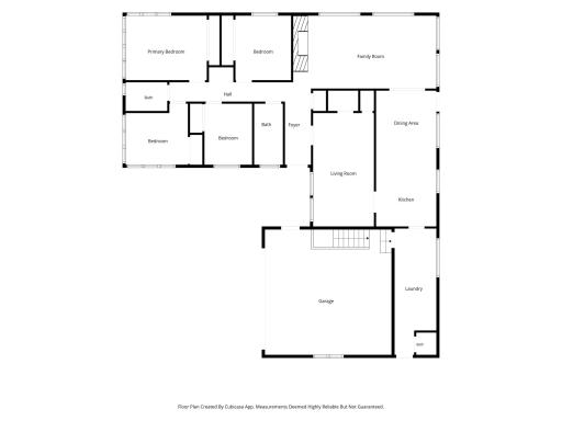 Main level floorplan
