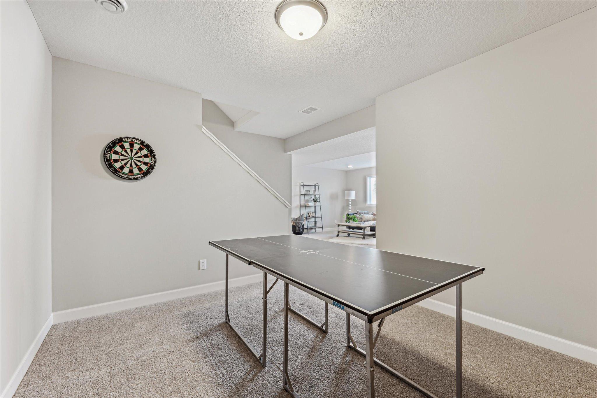Optional game room space