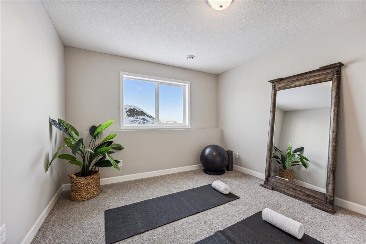 Optional 5th bedroom workout space