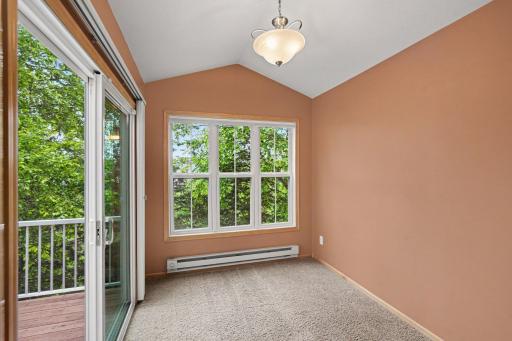Morning room addition with baseboard heating
