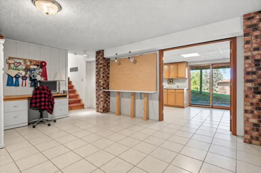 The basement recreation room provides even more space to entertain, relax, or pursue your favorite hobbies!