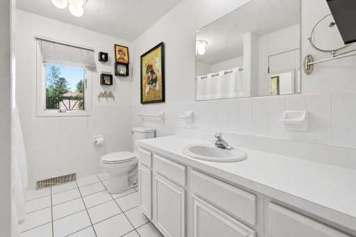 Spacious, private primary bathroom offering a peaceful retreat!