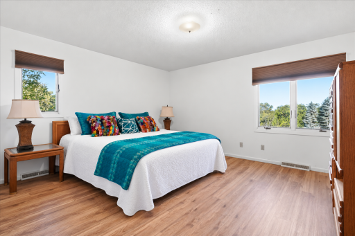 Retreat to the spacious private primary suite with its own bathroom!