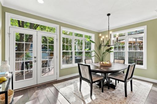 Windows to backyard