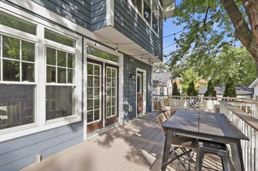 Back deck and mudroom access