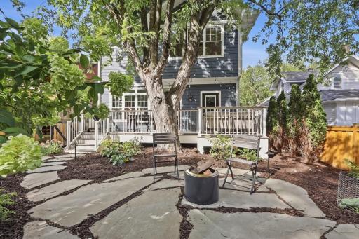 Stone patio