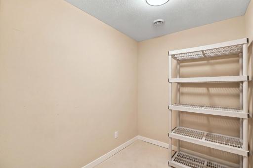 Lower level storage space