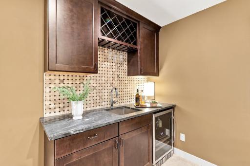Custom wet bar