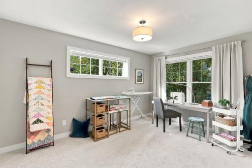 Bedroom 3 used as quilting studio