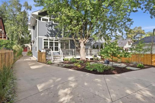 Upgraded concrete driveway