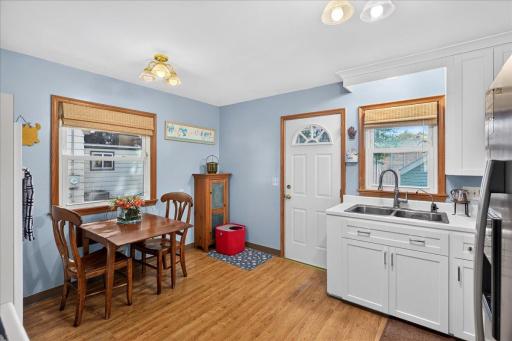 Spacious eat in kitchen with new cabinets in 2025