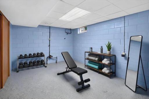 Options galore for the flex room- virtually staged