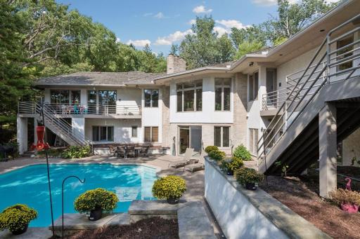 Private backyard oasis designed for entertaining.