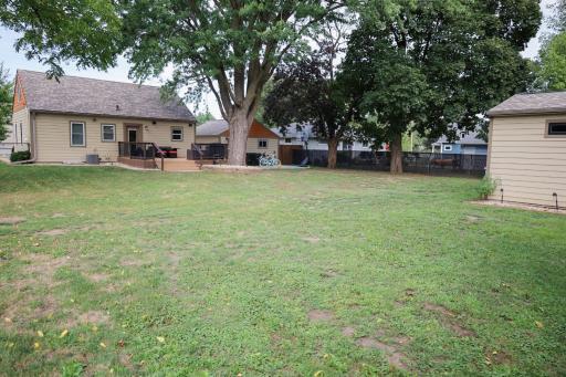 Back yard & Deck