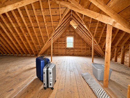 Think beyond storage. A fourth bedroom, home office or more living space? This unfinished attic invites you to explore whatâs next, with open floor space and window light. Conversion is subject to feasibility and required approvals.