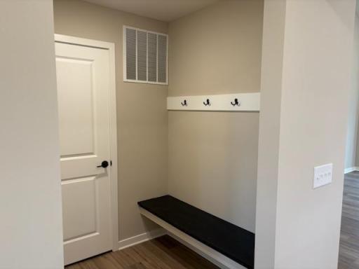 Mudroom Boot Bench w/ Closet