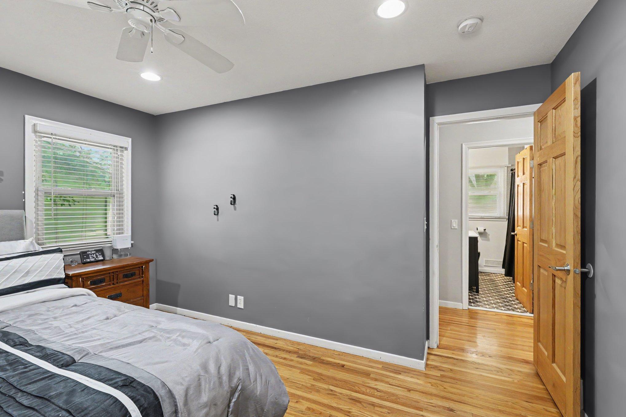 Another view of the primary bedroom.