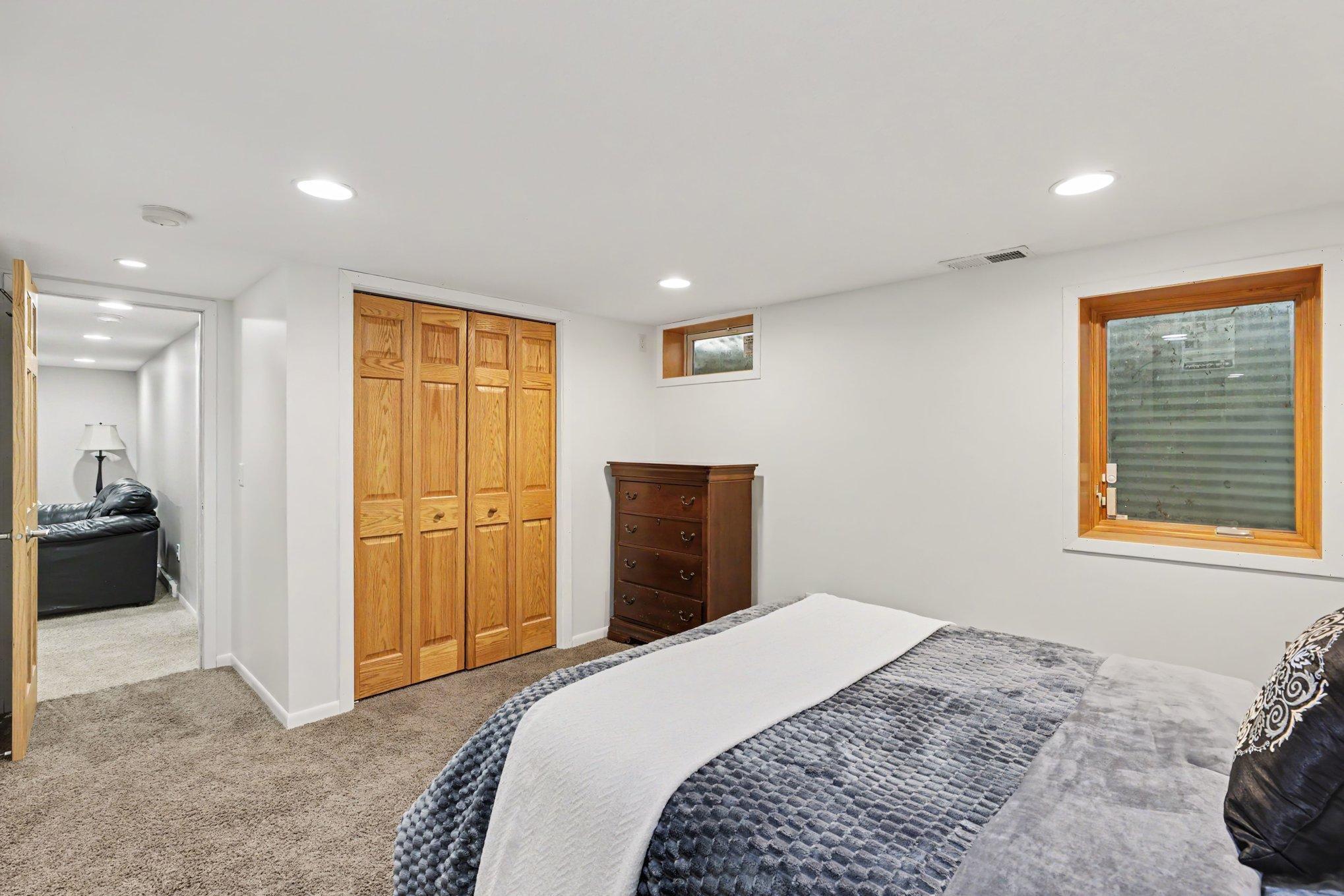 Another view of the spacious third bedroom.