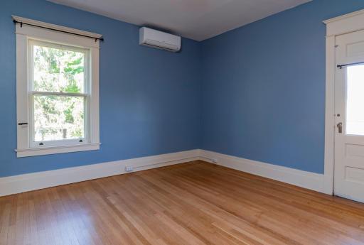 One of the four large bedrooms on the second level.