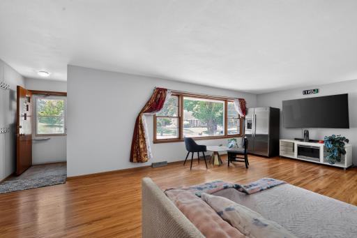 Hard wood floors and plenty of room for your living room