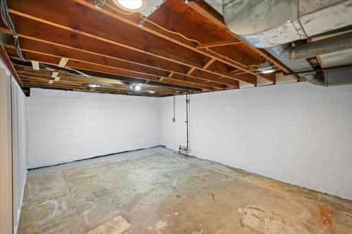 Unfinished room