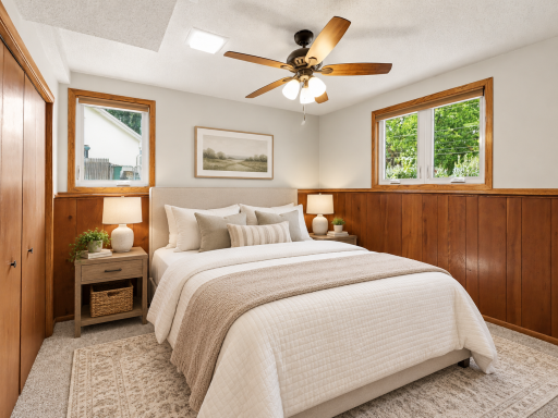 Virtually Staged: Furniture and decor added digitally. All architectural features, windows, and structural elements are original and unaltered.