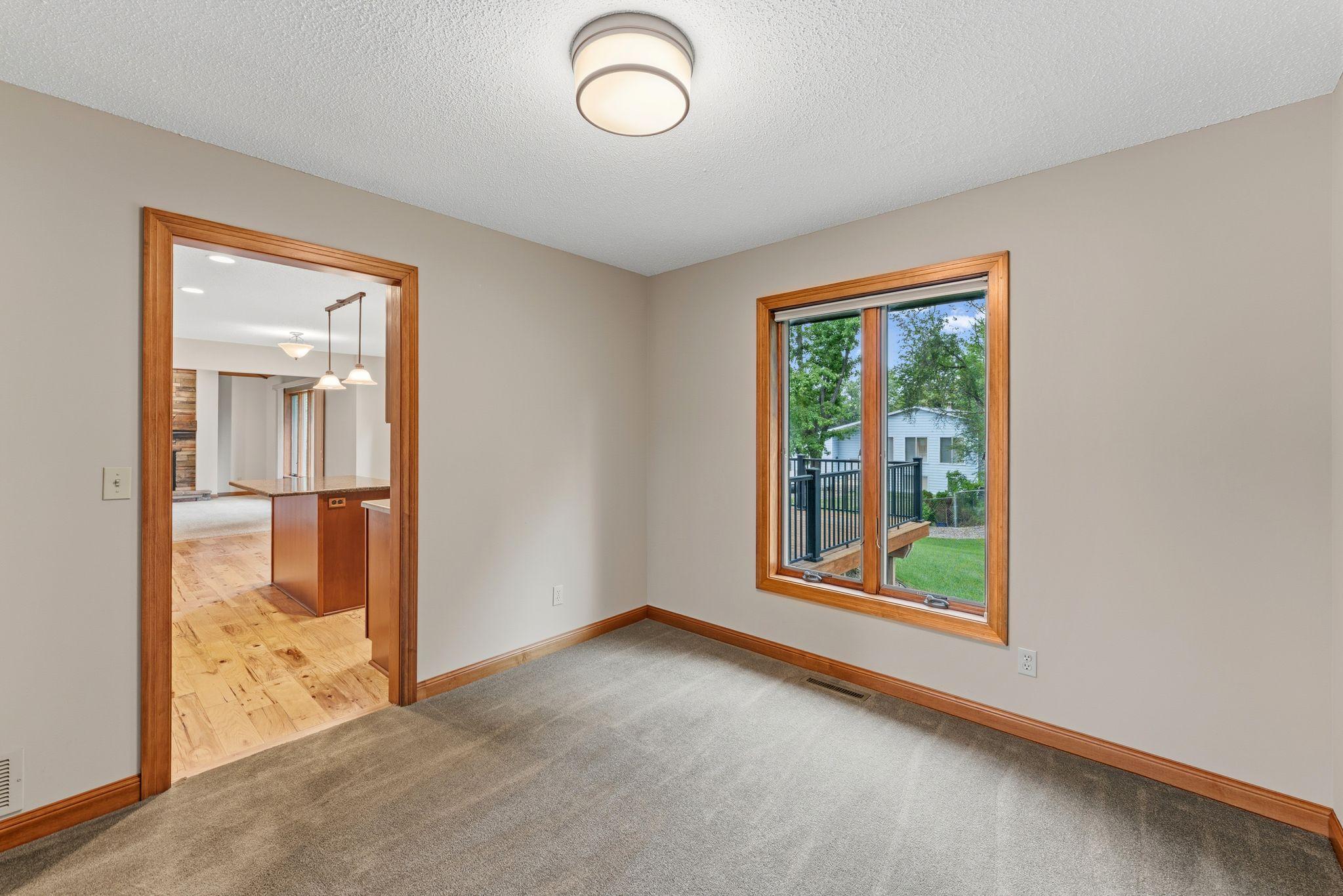 Here's a look at the kitchen access from the formal dining room.
