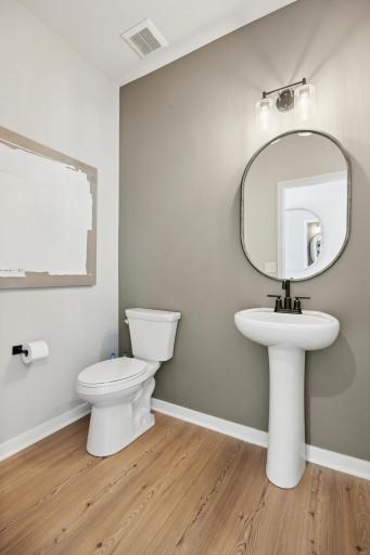 Main floor half bath