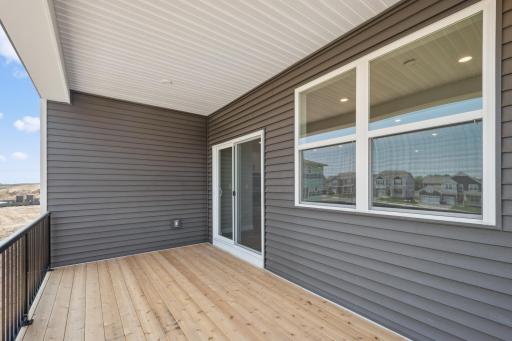 Covered deck included.