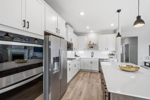 Entertain with ease in this spacious kitchen.