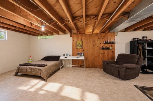 Finish this area to create a perfect space for your needs - family room, game area, workout space, or hobby room.